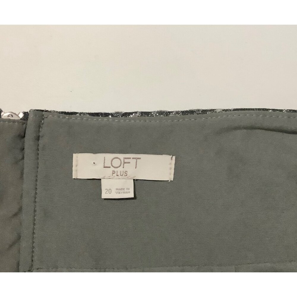 LOFT Metallic Tweed Skirt Women - Picture 3 of 7